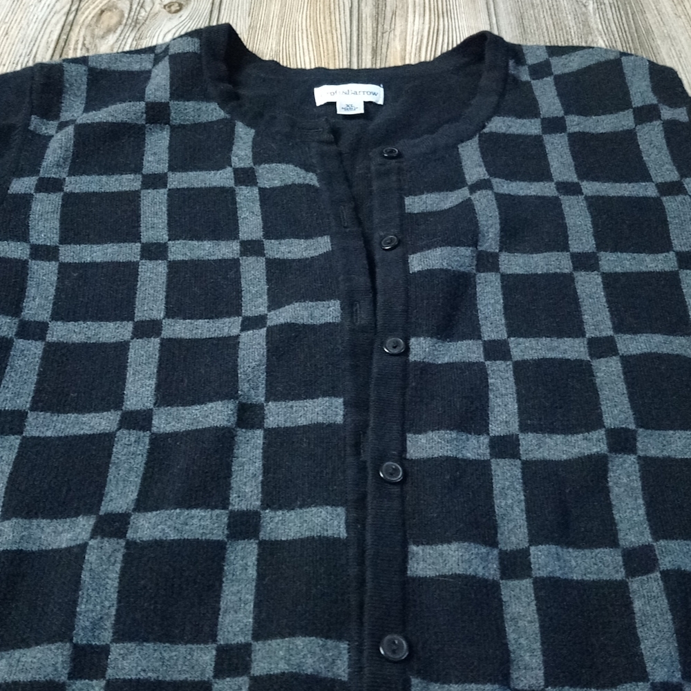 Long Sleeve Patterned Button Down Front Cardigan … - image 4